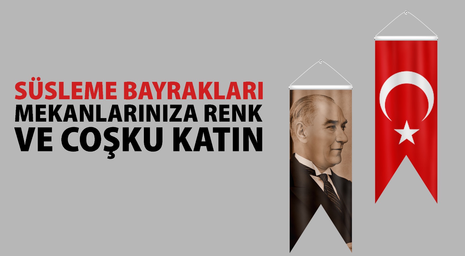 Süsleme Bayrakları: Mekânlarınıza Renk ve Coşku Katın